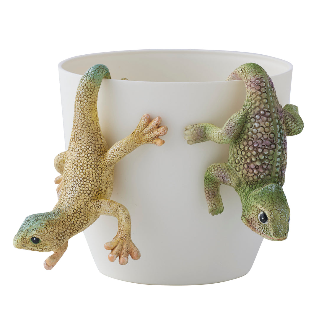 Willow &amp; Silk Set/3 Asst Chameleon Pot Hangers