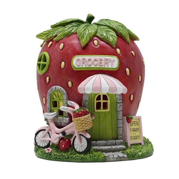 Willow &amp; Silk Strawberry Grocery 16x15.5x18.4cm