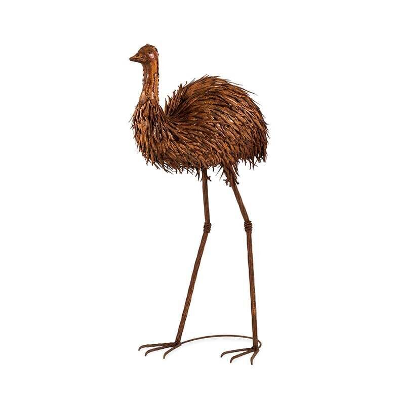 Willow &amp; Silk Emu Garden Ornament