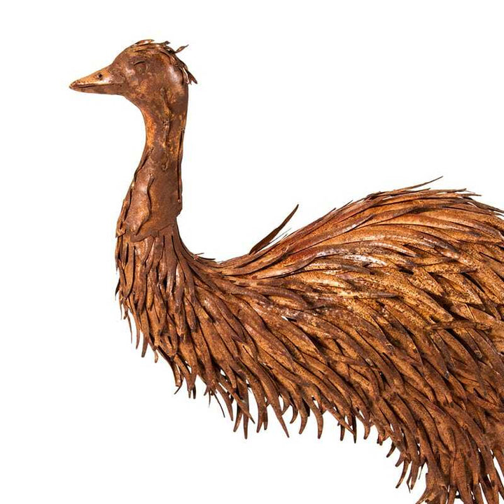 Willow &amp; Silk Emu Garden Statue