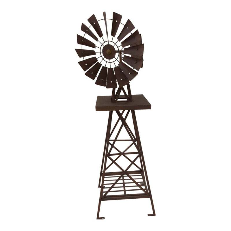 Willow &amp; Silk Rust Windmill Ornament