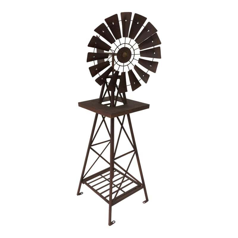 Willow &amp; Silk Rust Windmill Ornament
