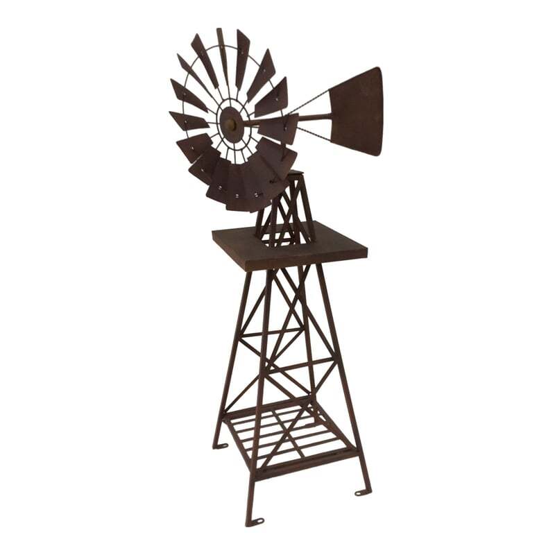 Willow &amp; Silk Rust Windmill Ornament
