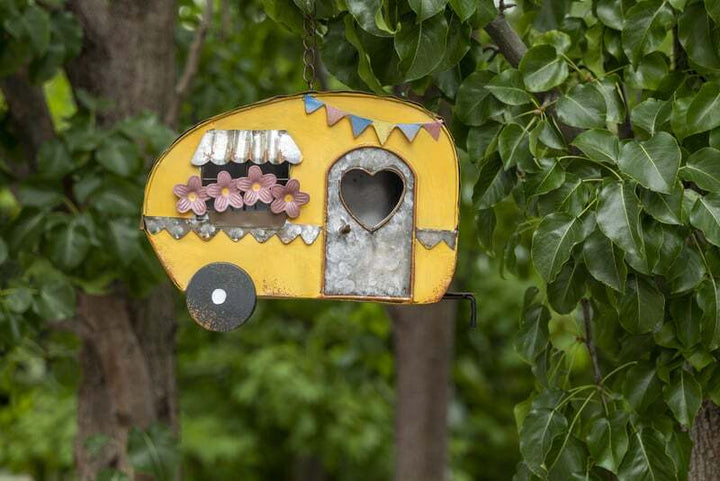Willow &amp; Silk Caravan Hanging Birdhouse Feeder