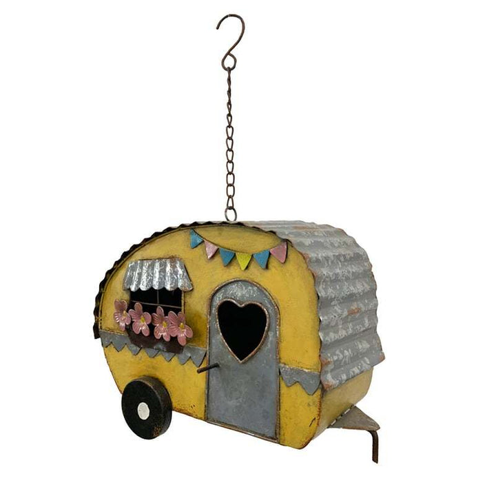 Willow &amp; Silk Caravan Hanging Birdhouse Feeder