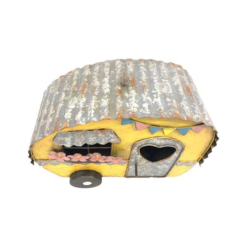 Willow &amp; Silk Caravan Hanging Birdhouse Feeder