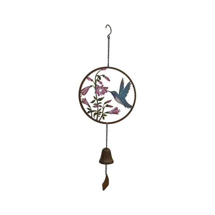 Willow &amp; Silk Hummingbird Laser-Cut Hanging Bell Decor