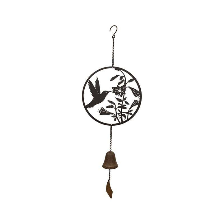 Willow &amp; Silk Hummingbird Laser-Cut Hanging Bell Decor
