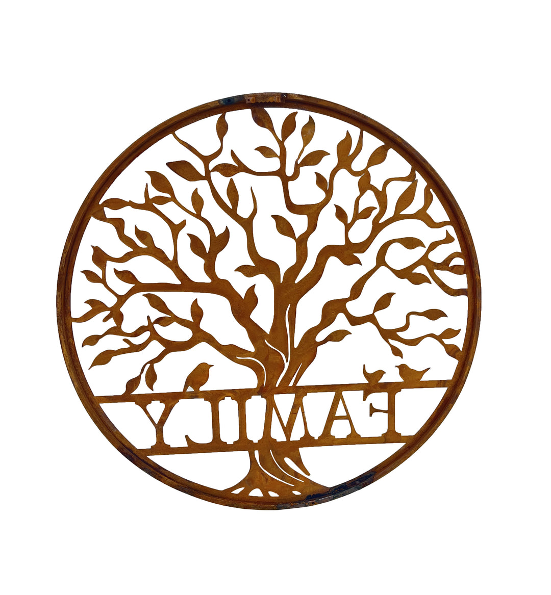 Willow &amp; Silk Laser-Cut 50cm Tree of Life w/ Birds &