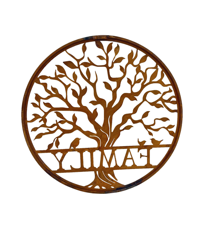 Willow &amp; Silk Laser-Cut 50cm Tree of Life w/ Birds &