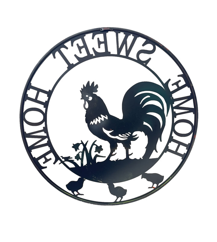 Willow &amp; Silk Laser-Cut 60cm Rooster/Chooks &