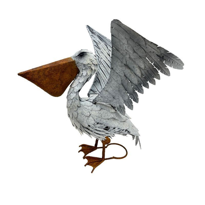 Willow &amp; Silk Flapping Elegance Pelican Statue