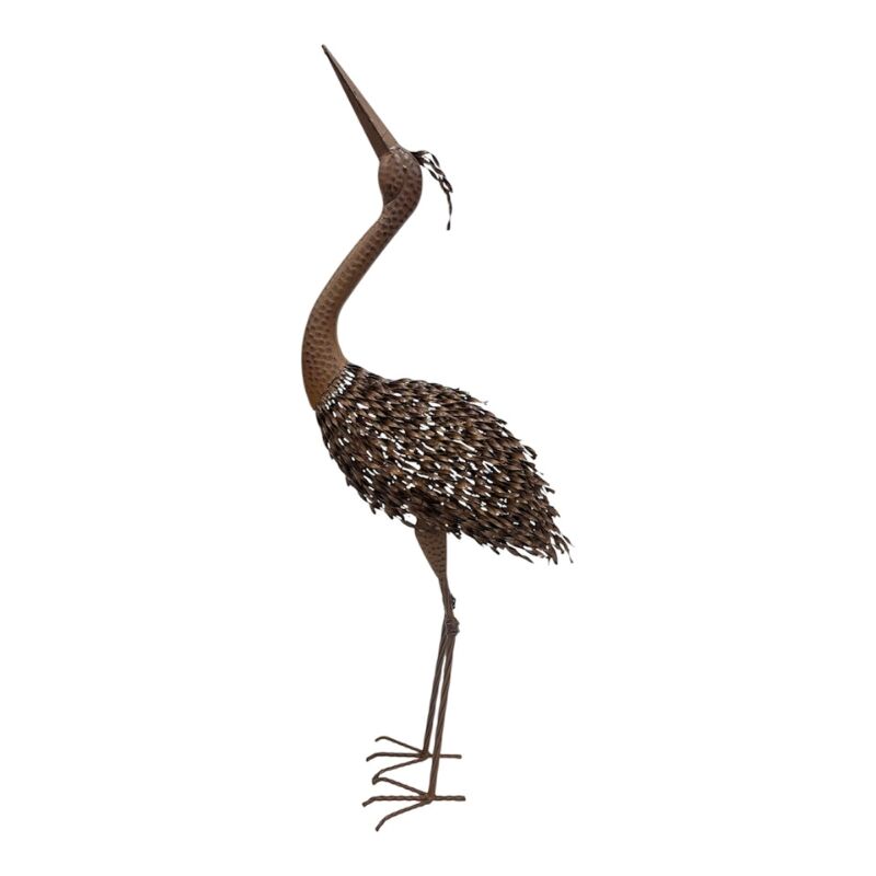 Willow &amp; Silk Rust Crane Bird &