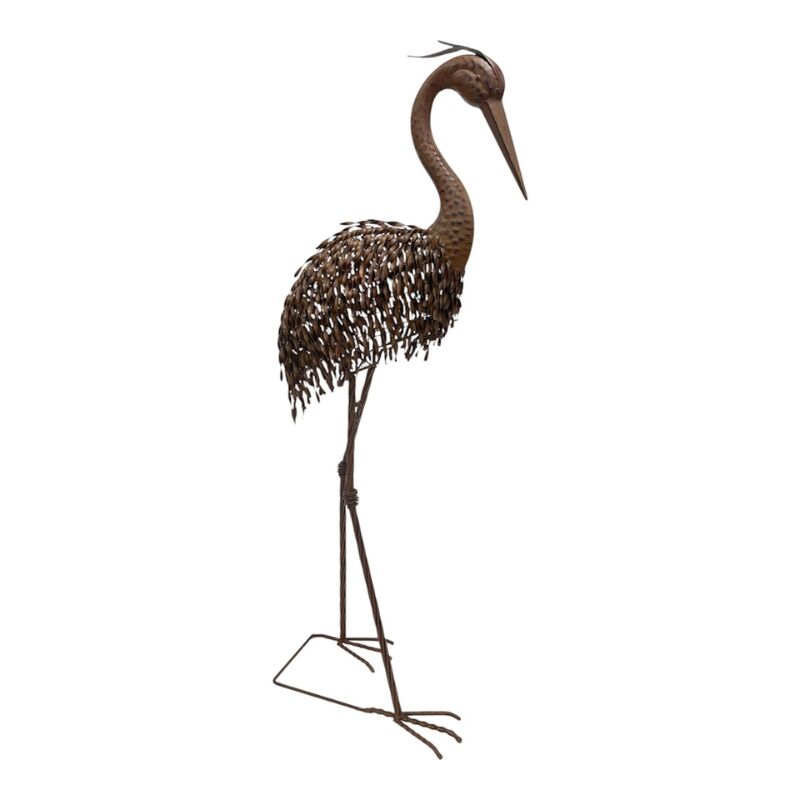 Willow &amp; Silk Rust Crane Bird &
