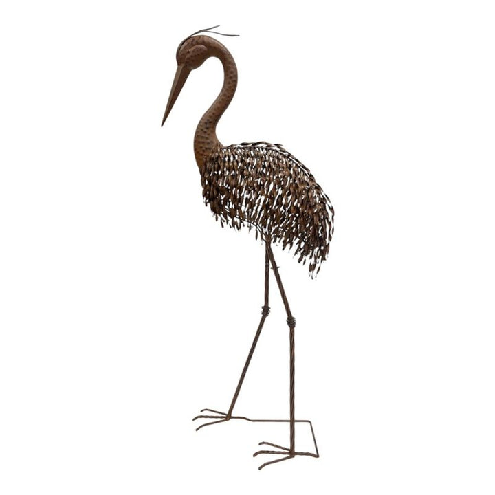 Willow &amp; Silk Rust Crane Bird &