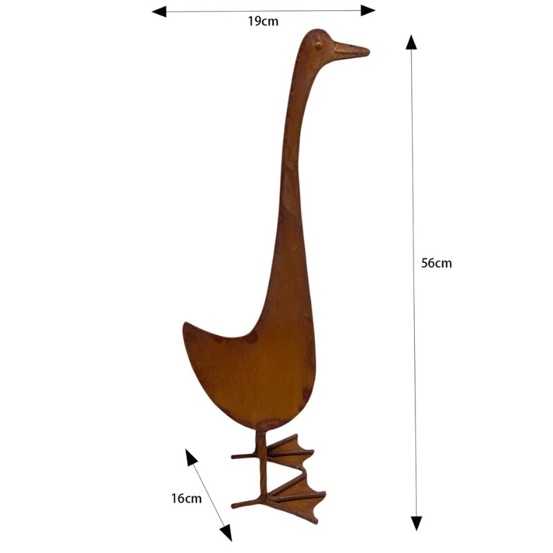 Willow &amp; Silk 56cm Mum Duck Garden Statue 19X16X56cm