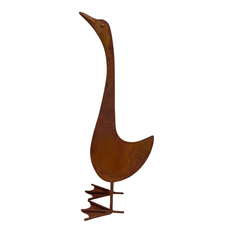 Willow &amp; Silk Young Duck Garden Statue 16.5x13x44cm
