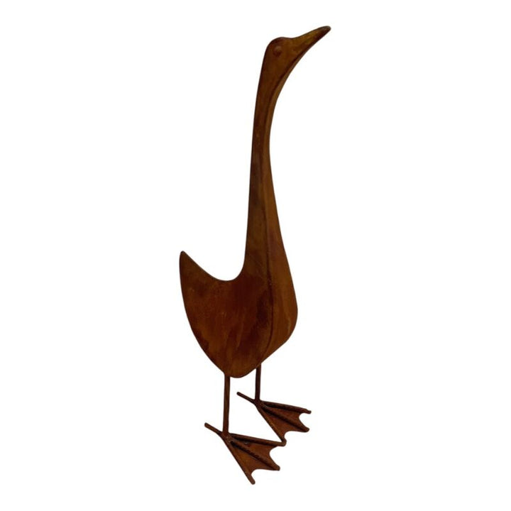 Willow &amp; Silk Young Duck Garden Statue 16.5x13x44cm