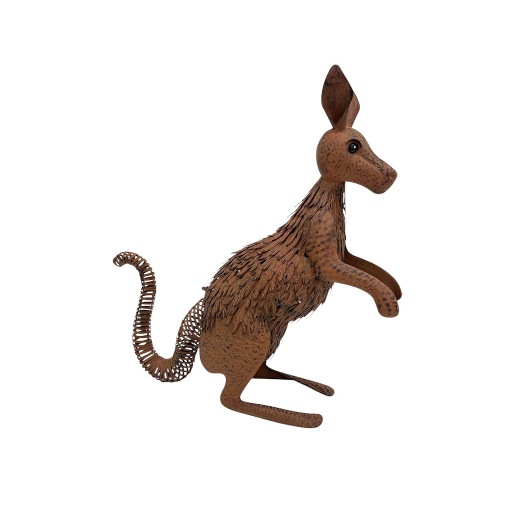 Willow &amp; Silk Rust Kangaroo 58x16.5x61cm