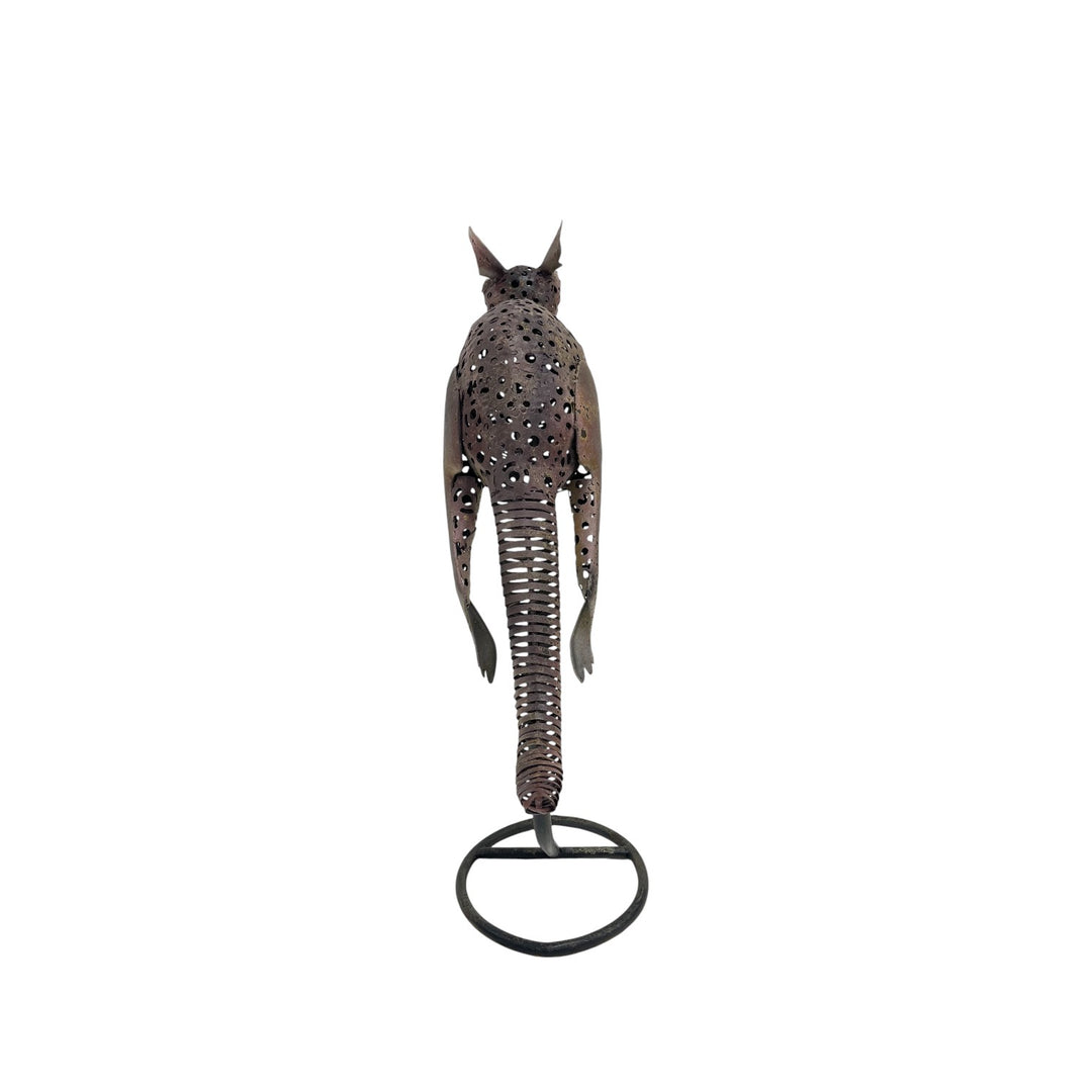 Willow &amp; Silk Jumping Kangaroo on Stand 55x21x75cm