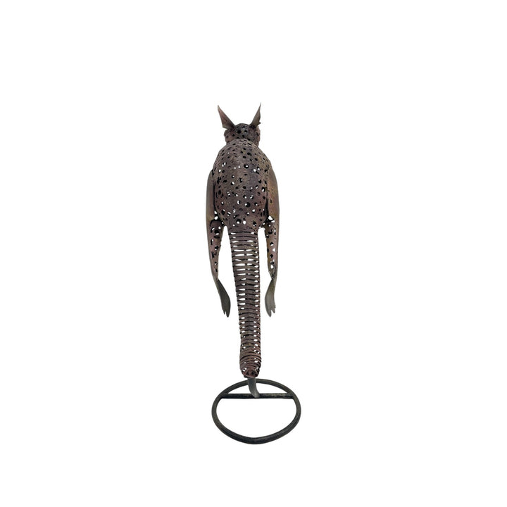 Willow &amp; Silk Jumping Kangaroo on Stand 55x21x75cm