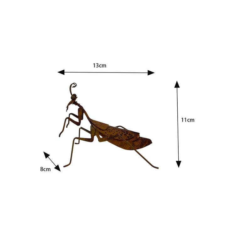 Willow &amp; Silk Lucky Praying Mantis 13.5x7.5x11cm