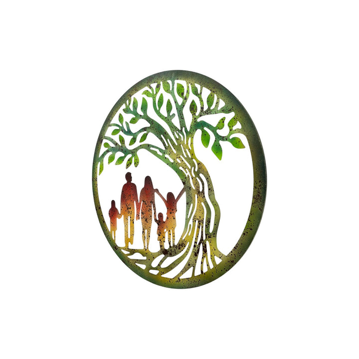 Willow &amp; Silk Laser Cut Family &amp; Tree of Life Wall Art 60x0.6x60cm