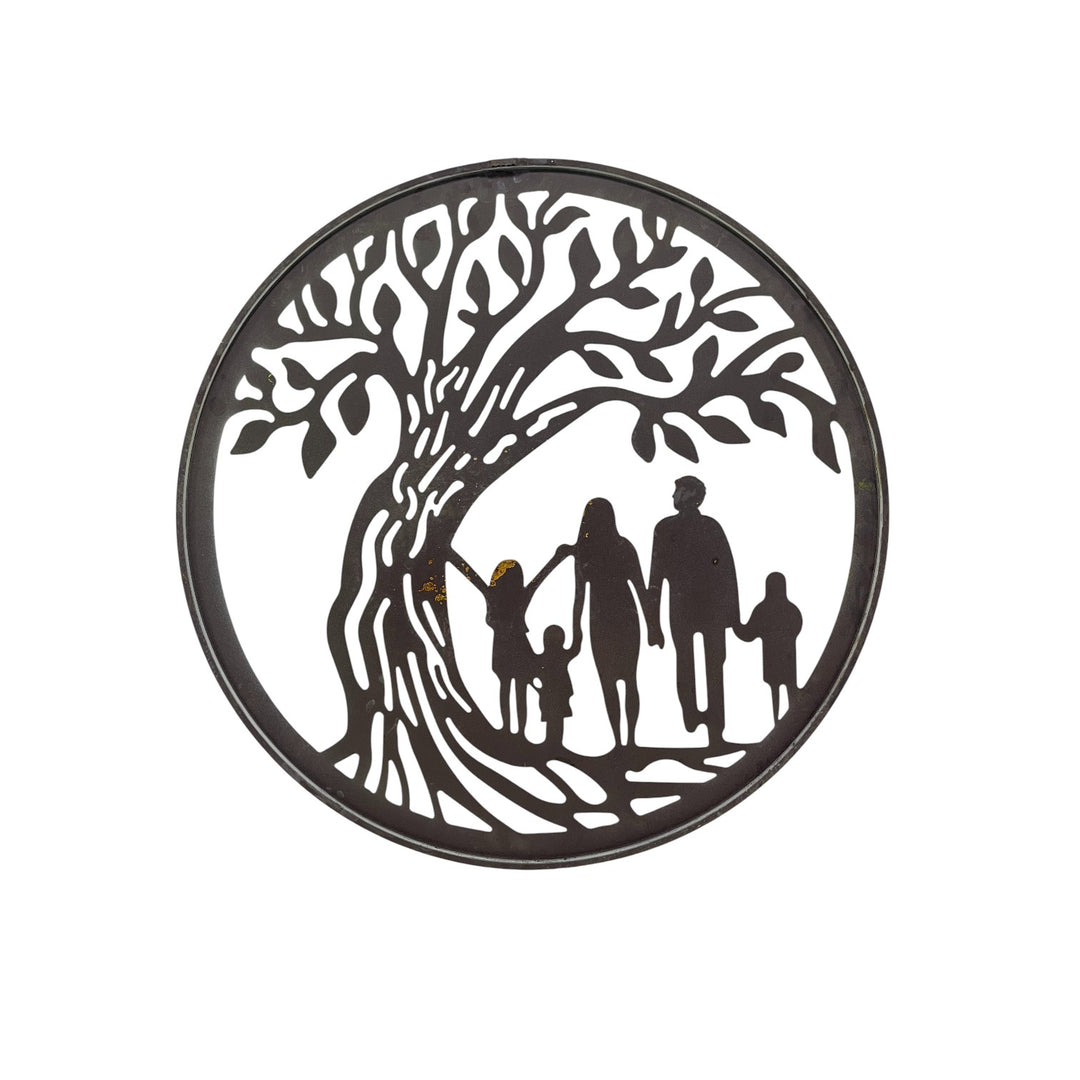 Willow &amp; Silk Laser Cut Family &amp; Tree of Life Wall Art 60x0.6x60cm