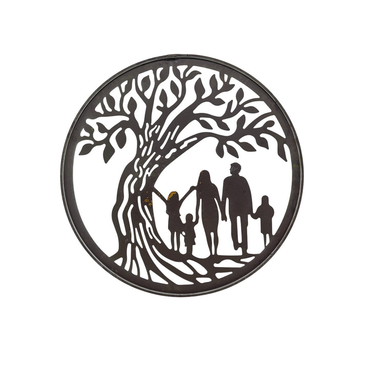 Willow &amp; Silk Laser Cut Family &amp; Tree of Life Wall Art 60x0.6x60cm