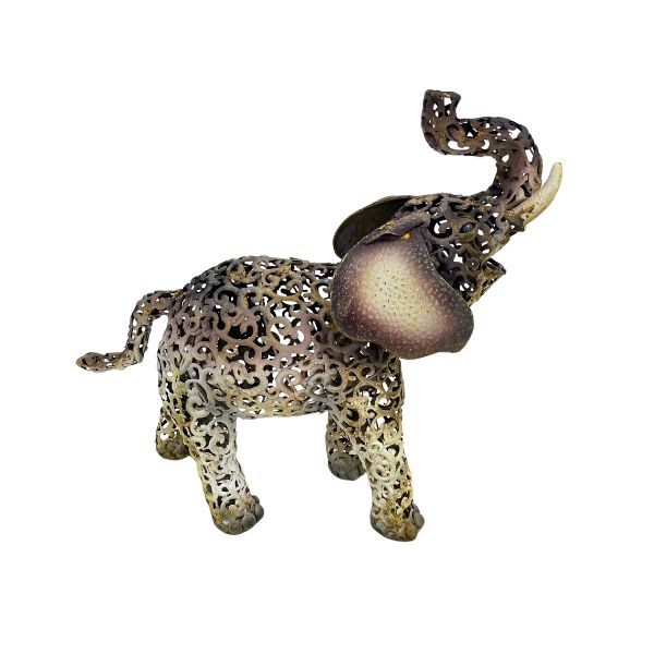 Willow &amp; Silk Safari Elephant 24.1 x 10.8 x 5.1cm