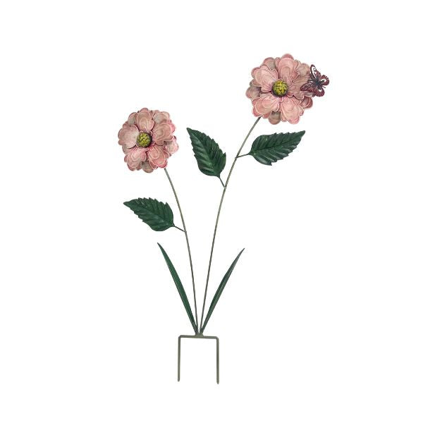 Willow &amp; Silk Pink Stem Flower Stake 47x5.7x58.5 cm