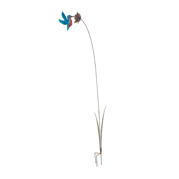 Willow &amp; Silk Hummingbird Stake 54.6 x 15.2 x184cm