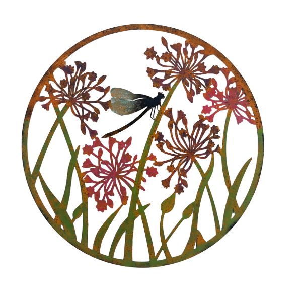 Willow &amp; Silk Dragonfly Wall Decor 59.7x0.6x59.7cm