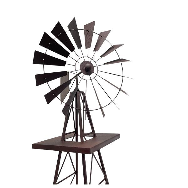 Willow &amp; Silk Jumbo Rust Windmill 94.6x66x200cm