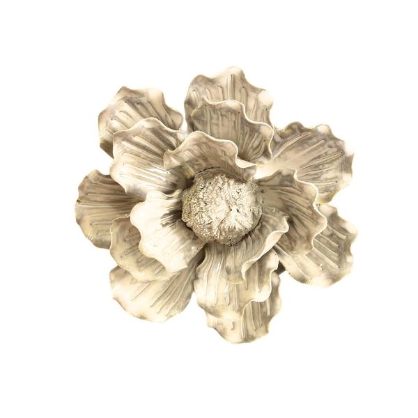 Willow &amp; Silk Camellia White Flower Decor Small