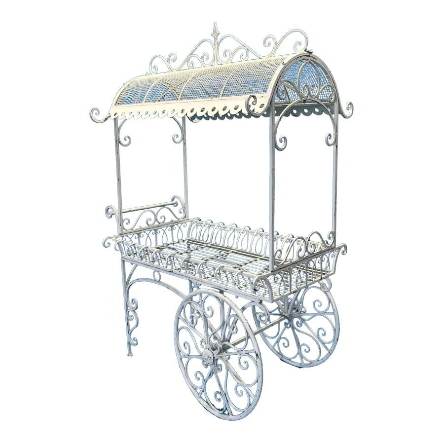 Willow &amp; Silk XL Flower Cart Pot Plant Stand