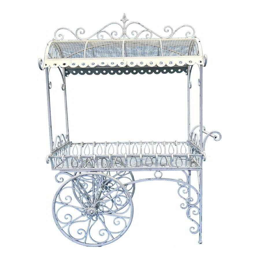 Willow &amp; Silk XL Flower Cart Pot Plant Stand