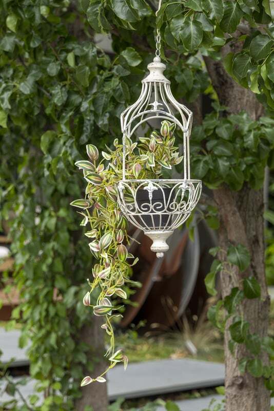 Willow &amp; Silk Metal 62cm Classic Hanging Indoor/Outdoor Pot/Planter