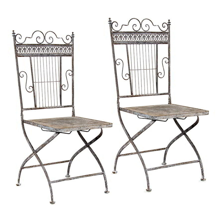 Willow &amp; Silk 2 Seater Outdoor Distressed Table &amp; Chair Set
