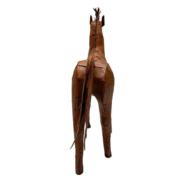 Willow &amp; Silk Metal Rust Horse Statue 57x14.5x59cm