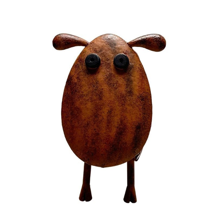 Willow &amp; Silk Metal Rust Sheep Statue 54x25x42cm