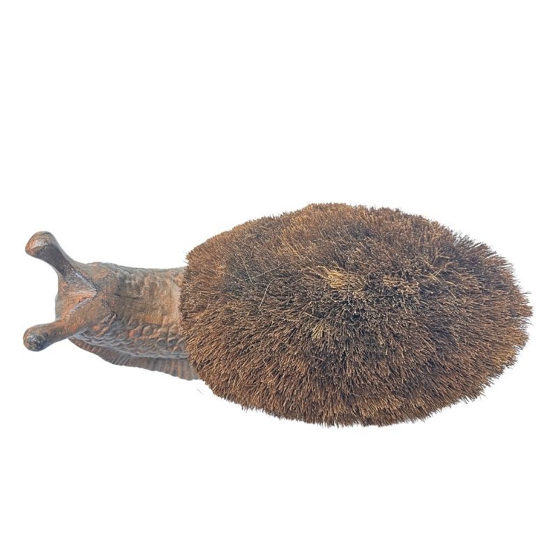 Willow &amp; Silk Cast - Iron Snail Boot Brush/Decor28.5x14x16.5cm