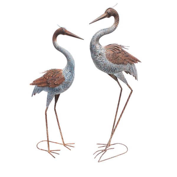 Willow &amp; Silk S/2 Grand Crane Duo 35.6X17.8X93.3CM