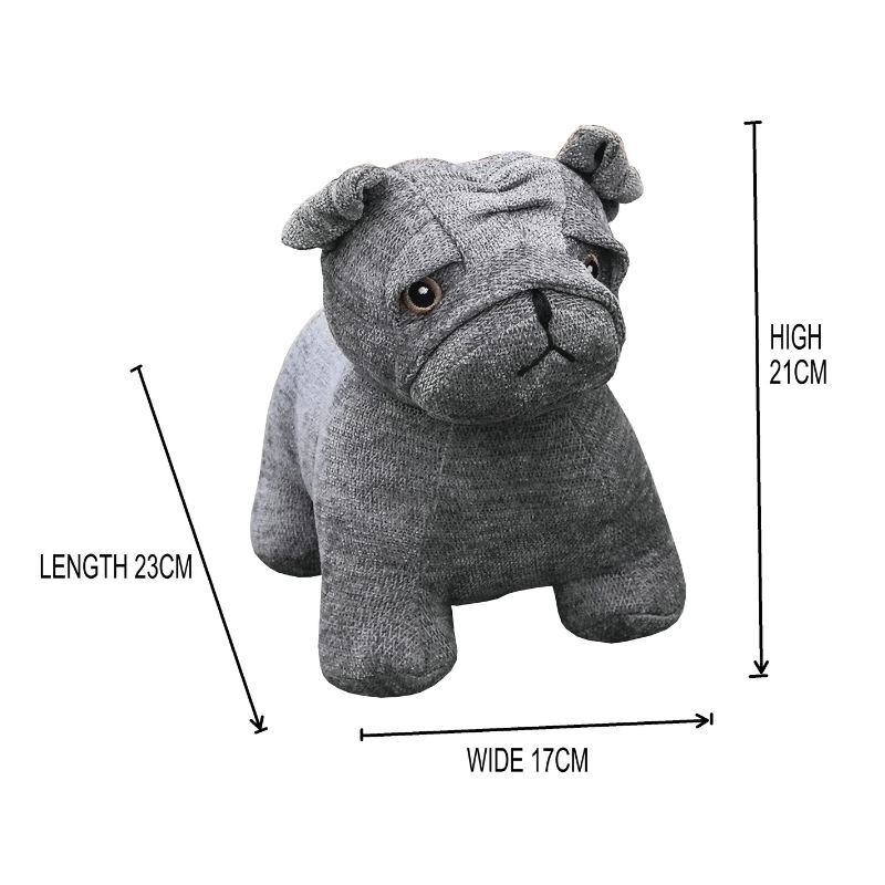 Willow &amp; Silk Grey French Bulldog Door Stopper