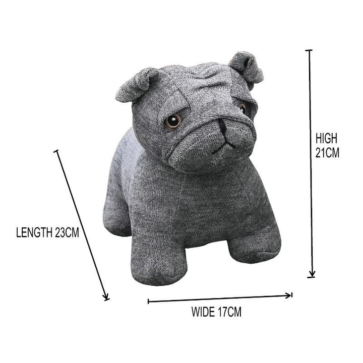 Willow &amp; Silk Grey French Bulldog Door Stopper