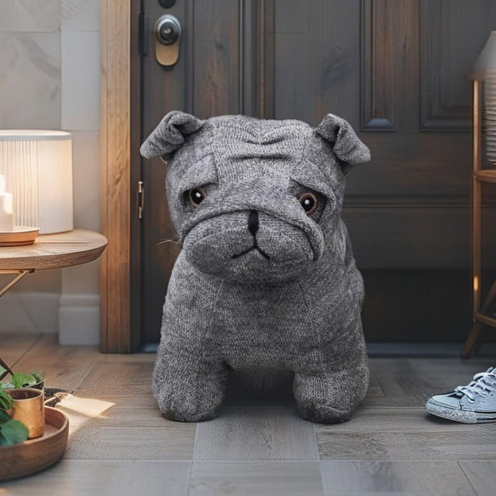 Willow &amp; Silk Grey French Bulldog Door Stopper