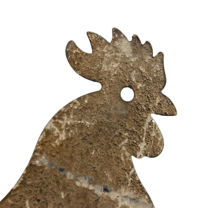 Willow &amp; Silk Metal 32cm Rooster Animal Figurine/Ornament Decor
