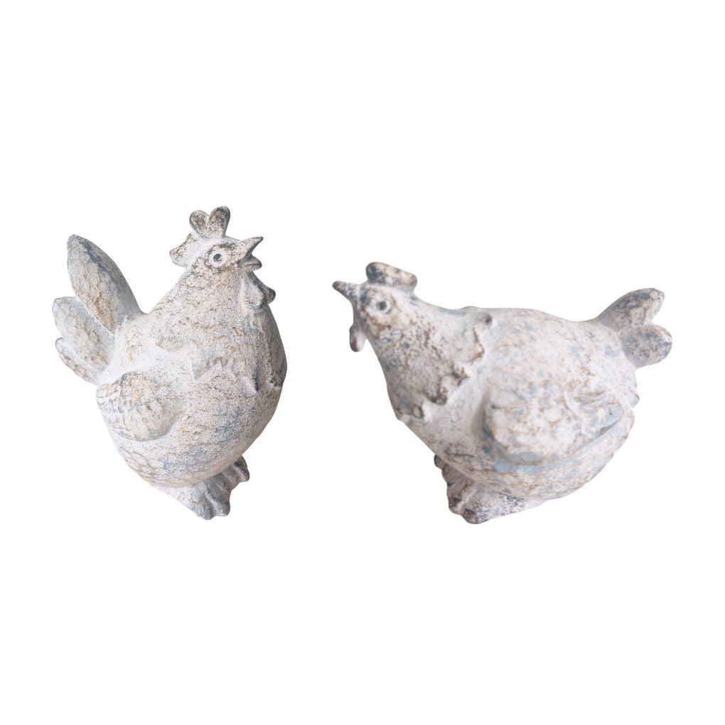 Willow &amp; Silk Set of 2 Henny and Penny Duo 15x11x19.5