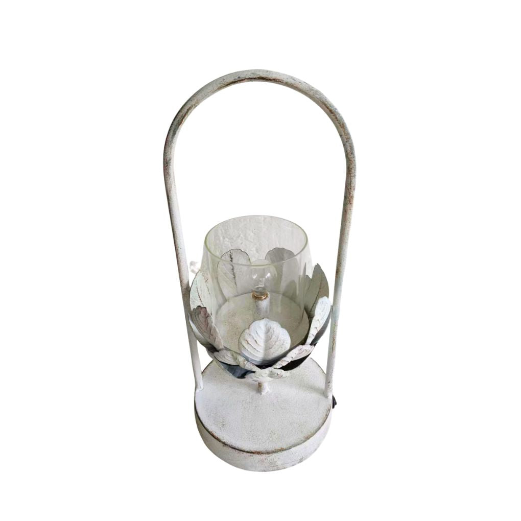 Willow &amp; Silk Medium Lotus LED Lantern 15x35