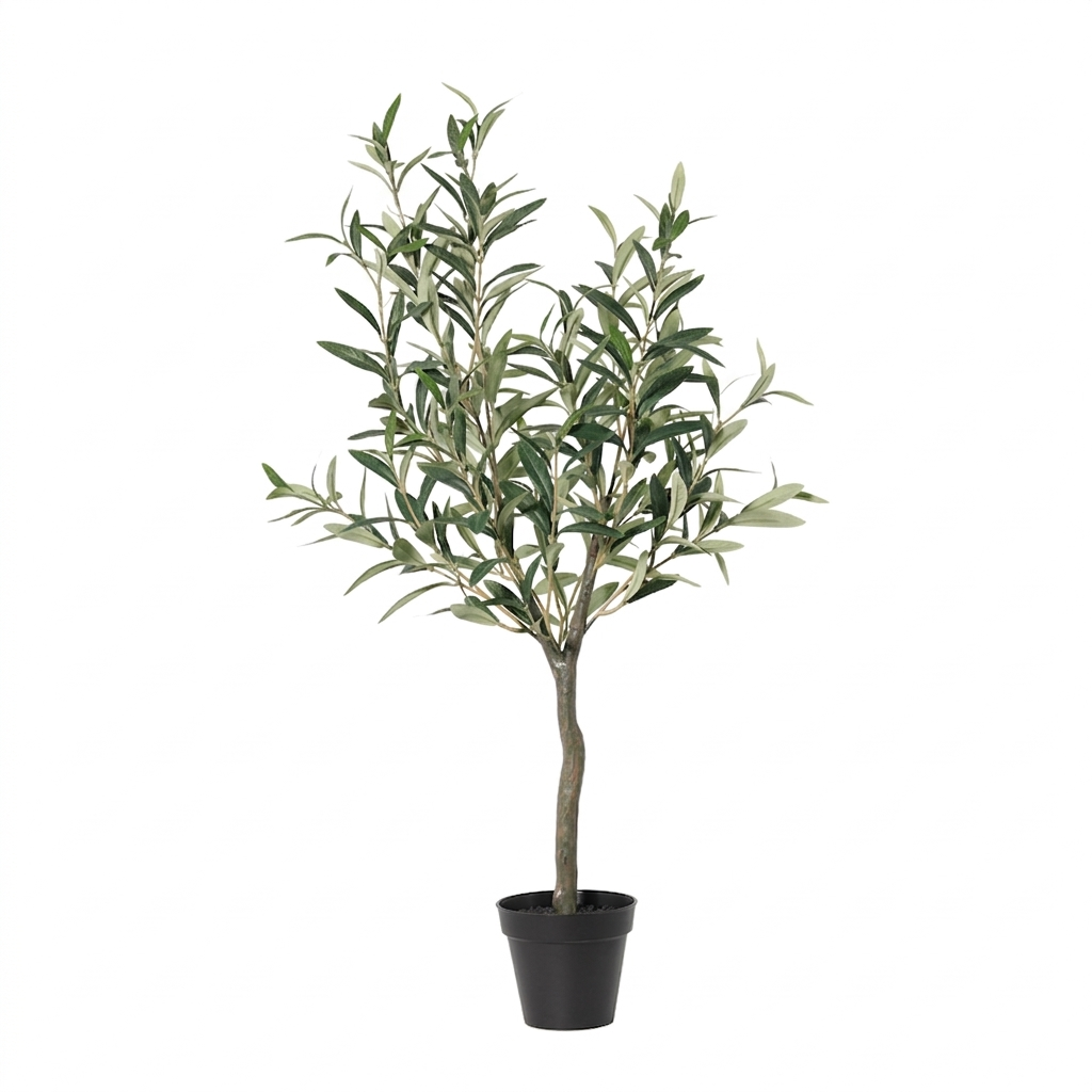 Willow &amp; Silk 120cm Potted Artificial Swan Hill Olive Tree